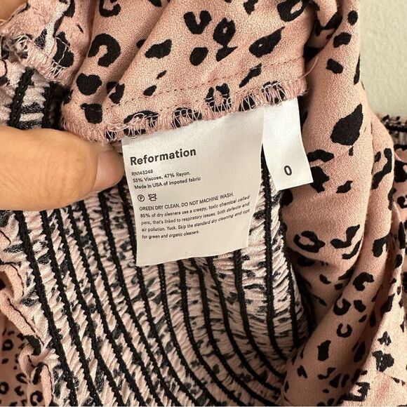 Reformation Simi Top Pink Panther - Picture 5 of 5